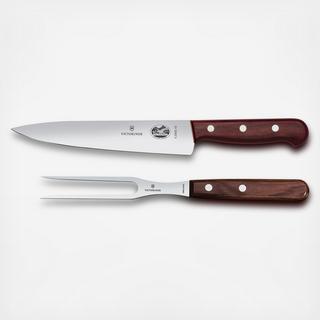 Rosewood 2-Piece Carving Set