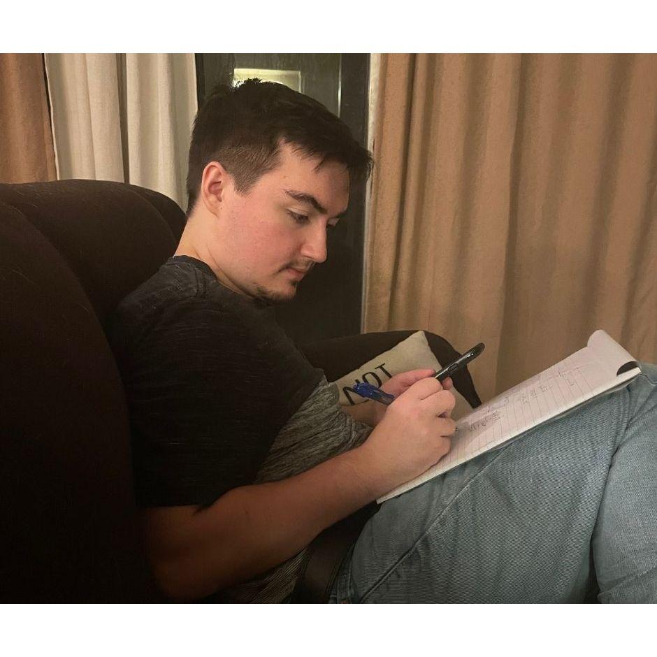 John helping Sofia with homework over the phone