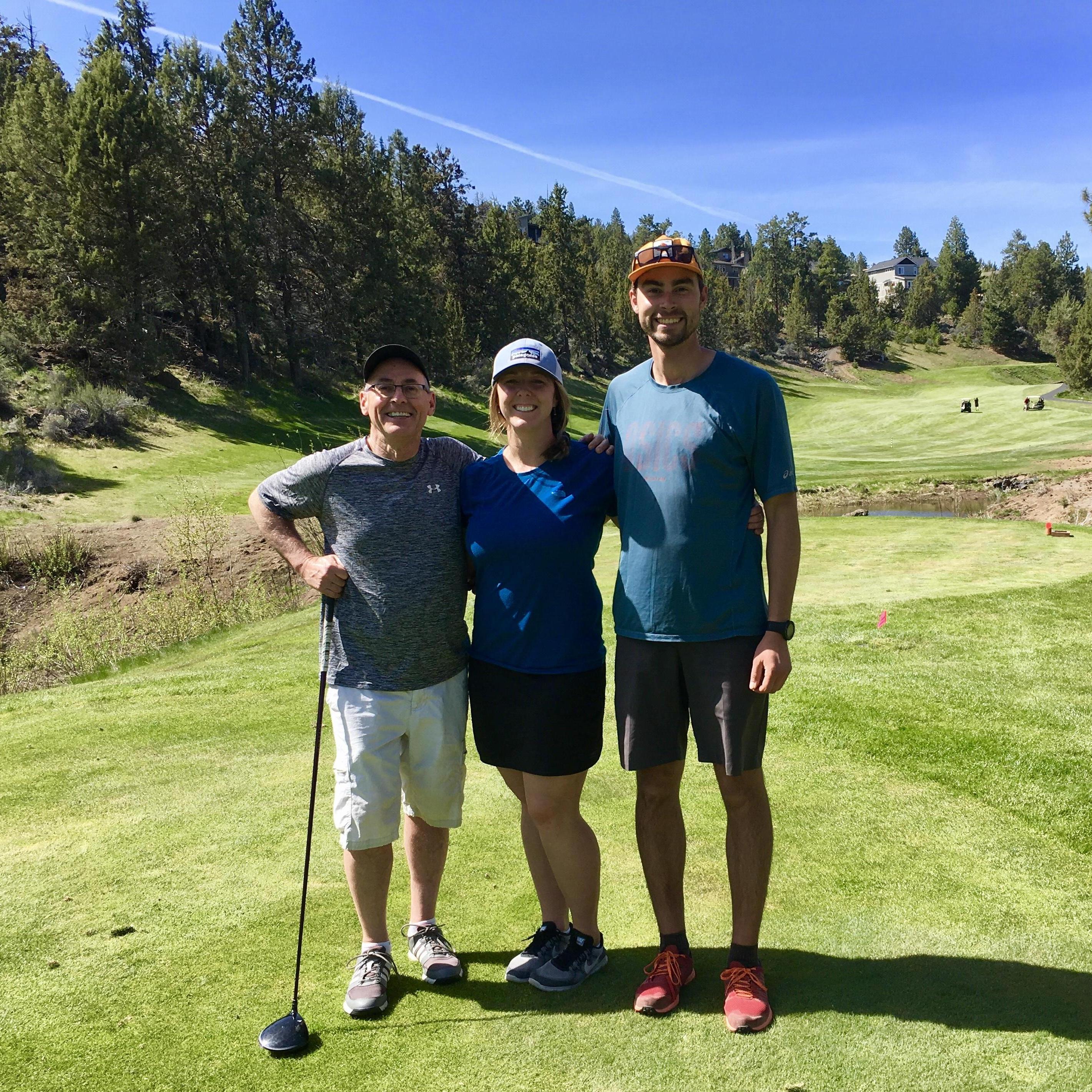 Golfing in Bend