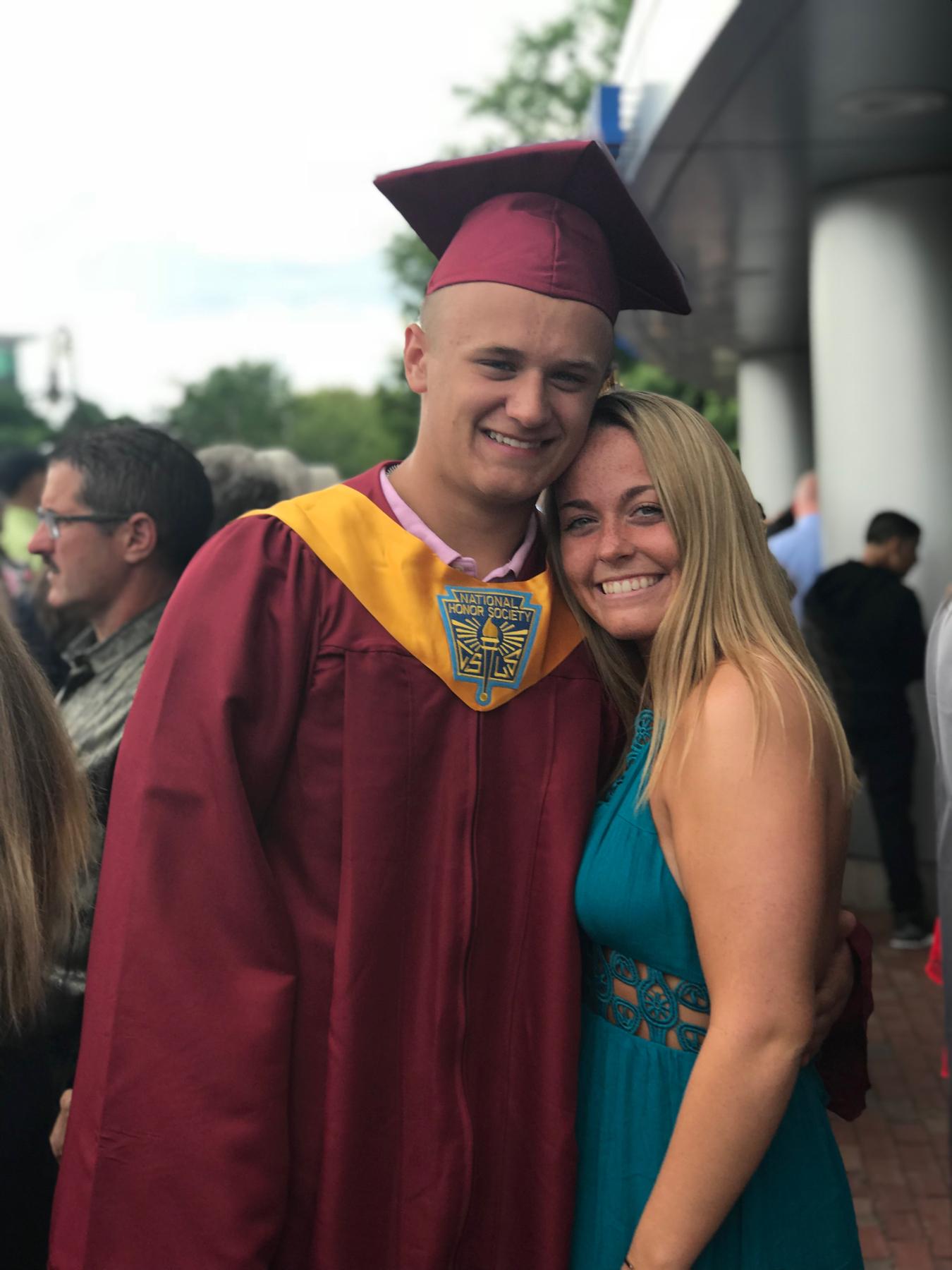 June 2018, Brendan’s high-school graduation from Lowell High School