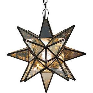 Antiqued Glass Star