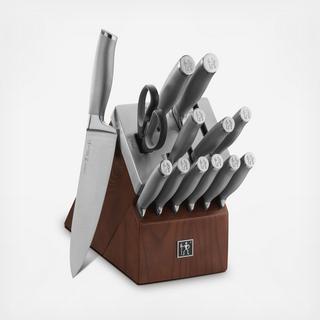 Modernist 14-Piece Self-Sharpening Knife Block Set