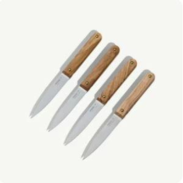 Steak Knives 8-Piece · Olive Wood