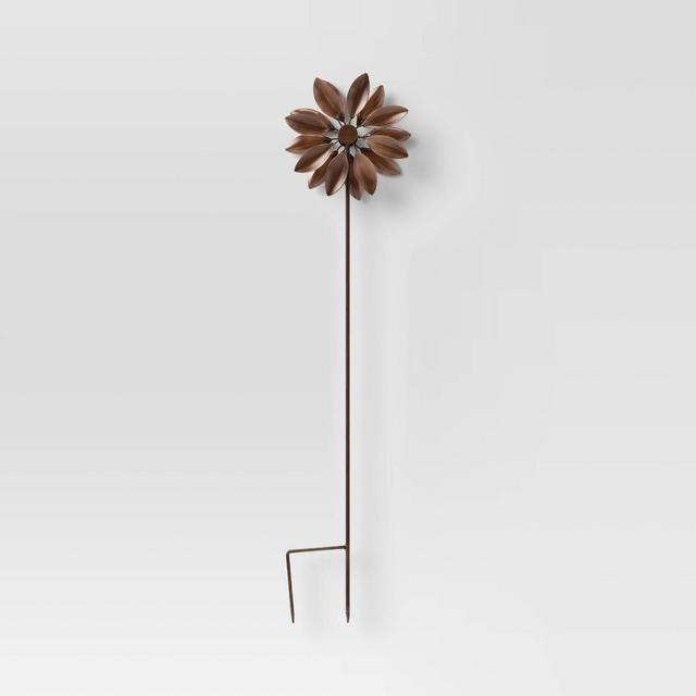 32" Iron Flower Garden Stake Copper - Smith & Hawken™