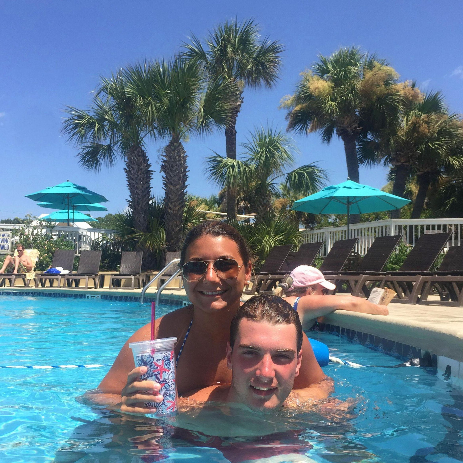 Our first vacation together in Fripp Island, SC