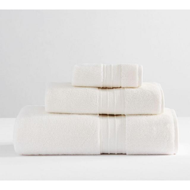 Hydrocotton Organic Bath, Hand, & Washcloth Towels, Set of 3, Ivory