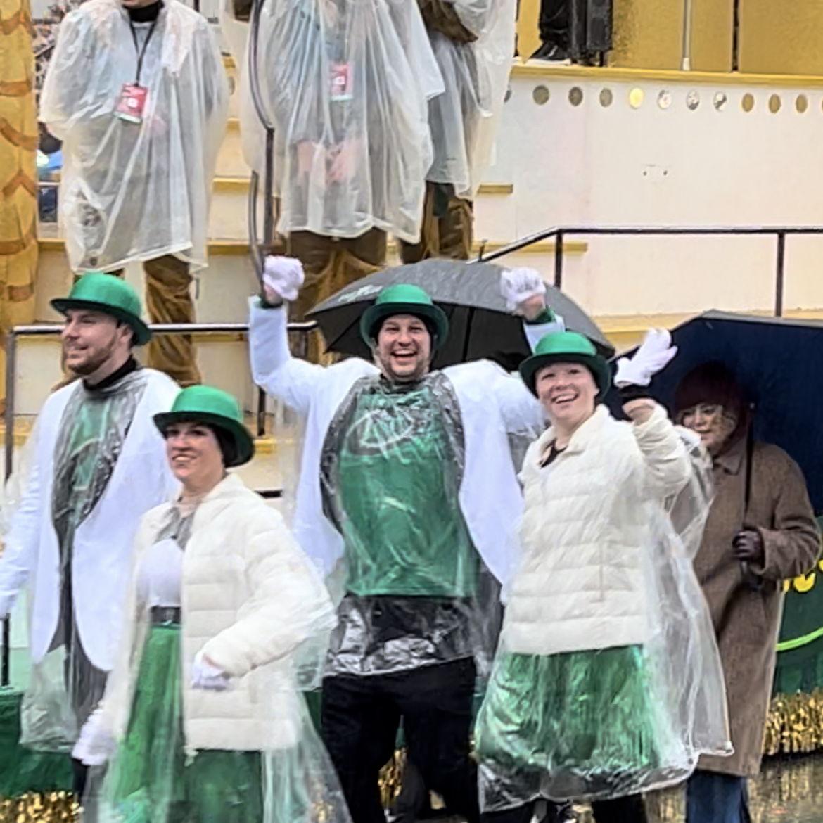 Danny walking the Macy's Thanksgiving Day Parade in NYC!!! He walked alongside T-Pain