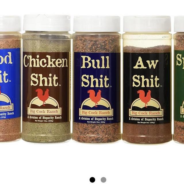 Special Shit - Shit Load Big 5 Sampler (Pack of 5 Seasonings with 1 each of Bull, Special, Good, Aw, Chicken