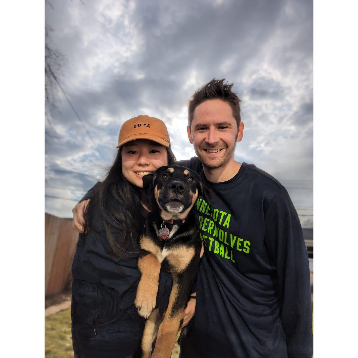 Enjoyed a walk around Lake Harriet with our new puppy, Rudy. (April 2024)