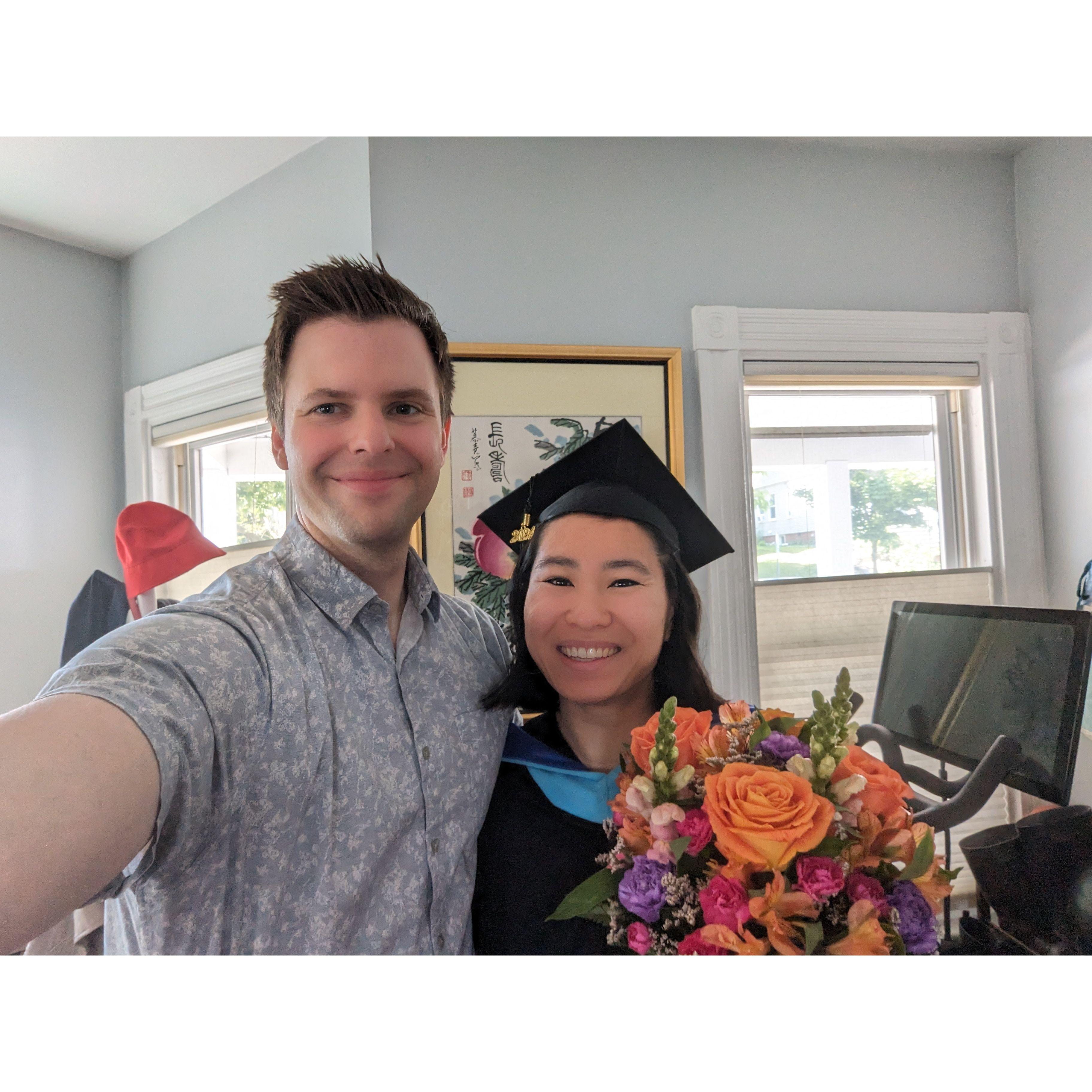 Sophia's graduation day