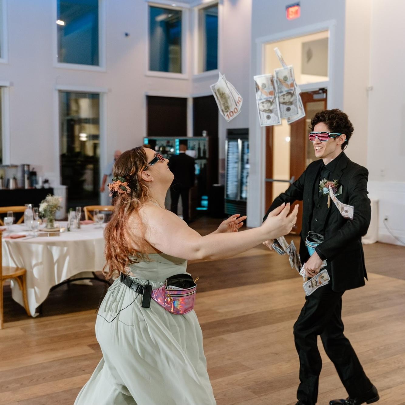our grand entrance as part of the bridal party, august 2022
