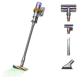 Dyson V15 Detect Plus Cordless Vacuum, Illumination Reveals dust, 240AW, 3 Power Modes, Up to 60 Minutes,² Deep Cleans Hard Floors and Carpets, Detangles pet Hair, Converts to Handheld