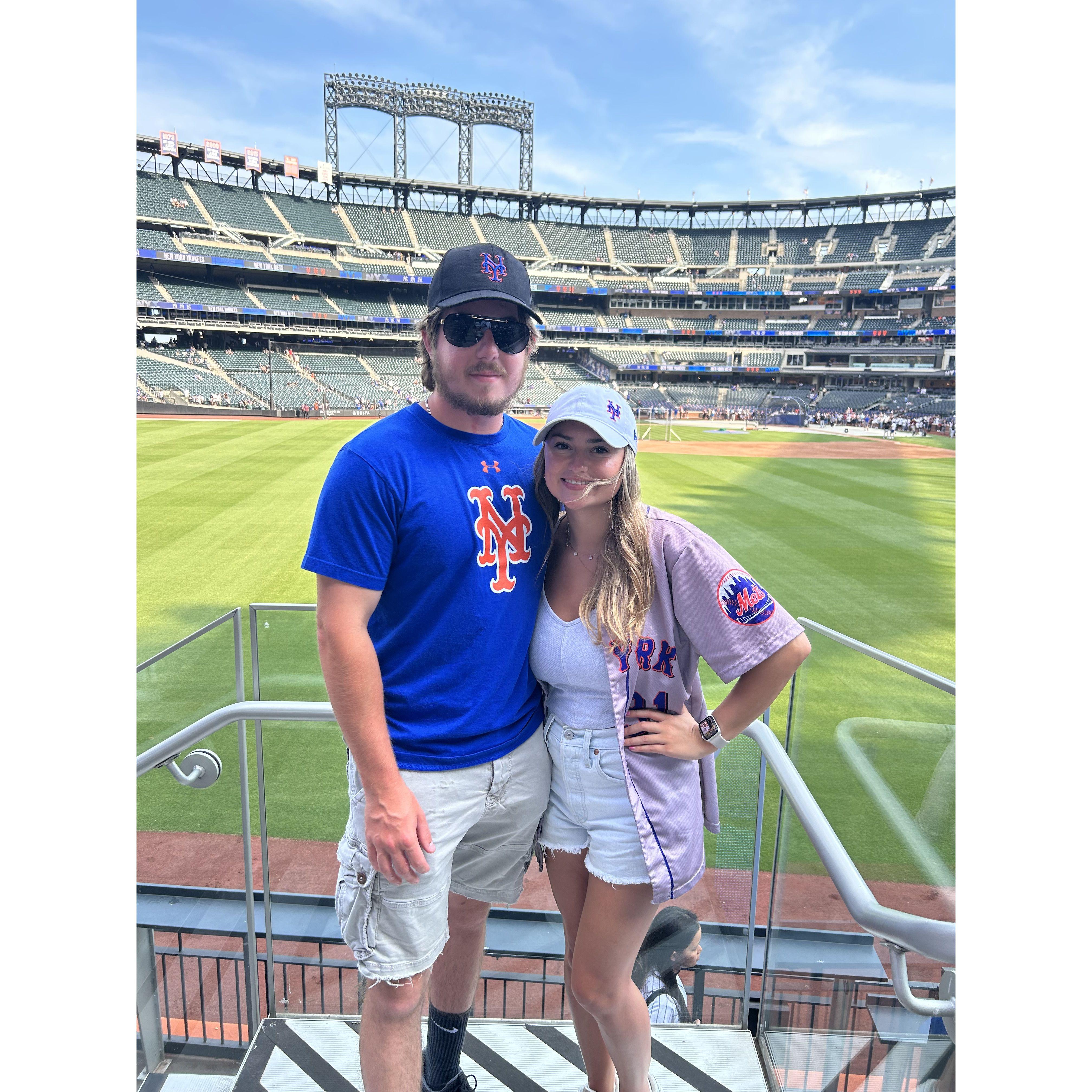 Our favorite summer pastime! Go Mets!