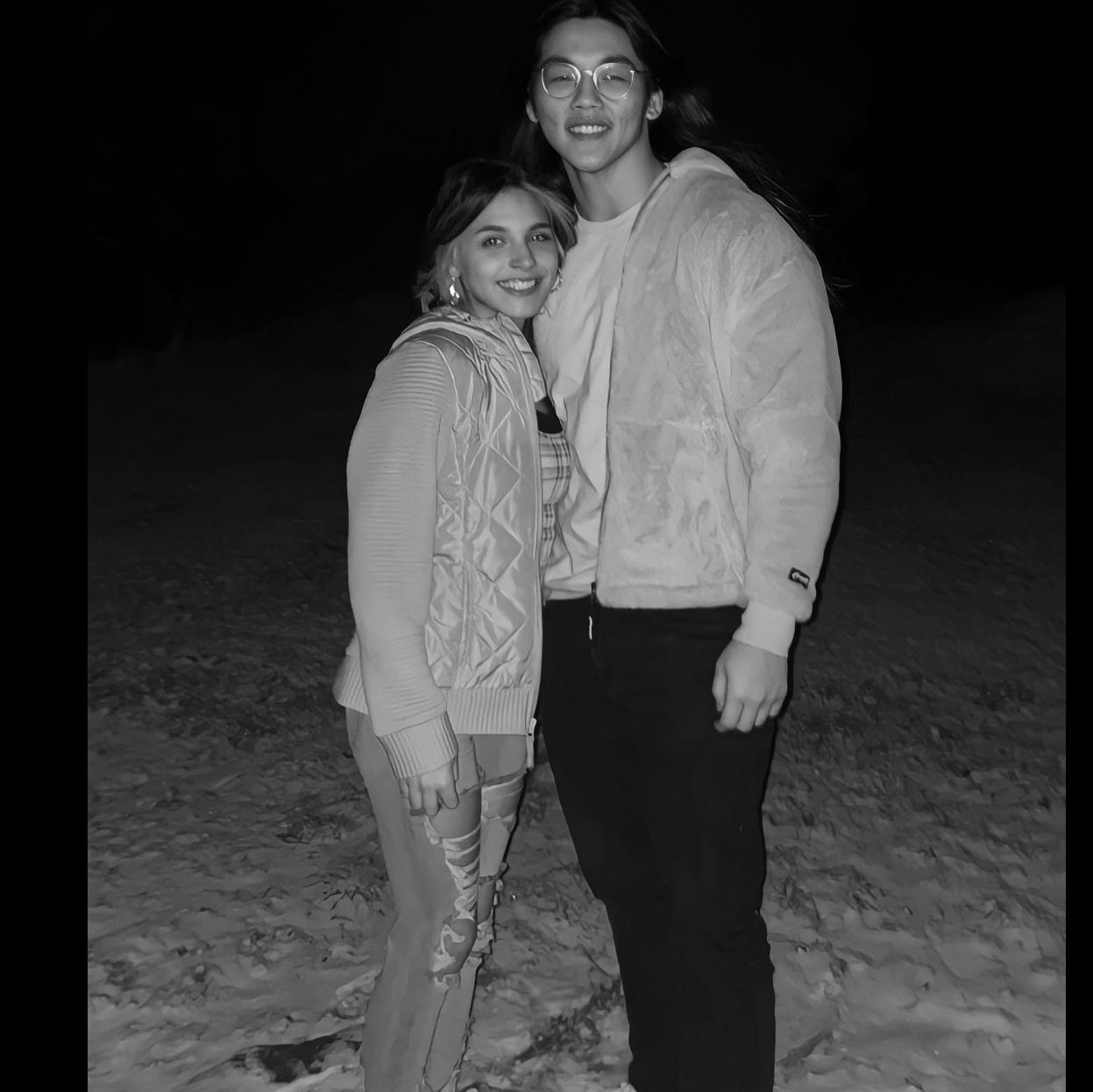 Our first Valentine's Day together