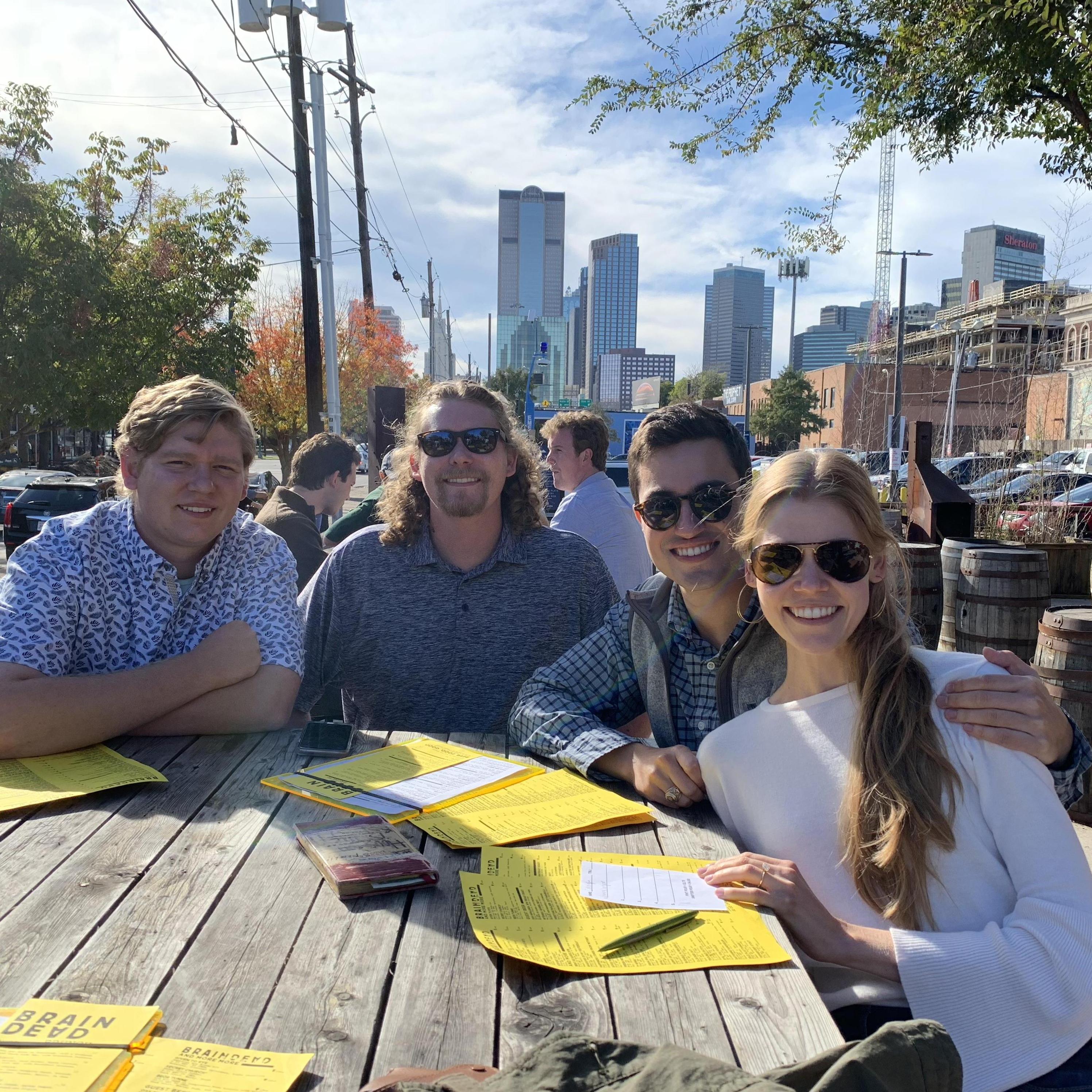 Celebrating our engagement in Deep Ellum!