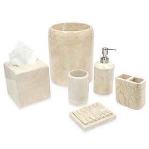 Spa Stone Champagne Marble Lotion Dispenser