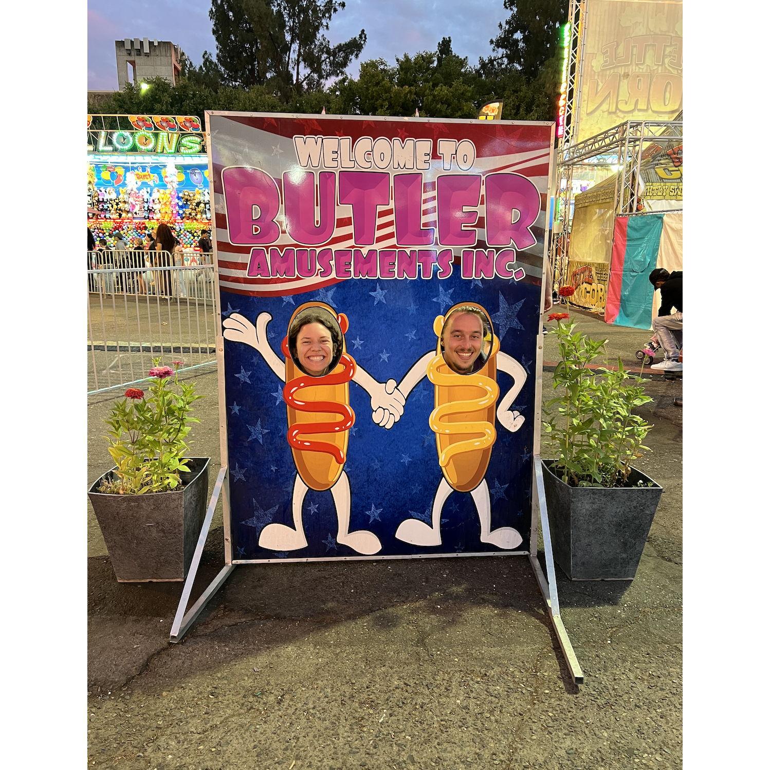 Having fun at the California State Fair
