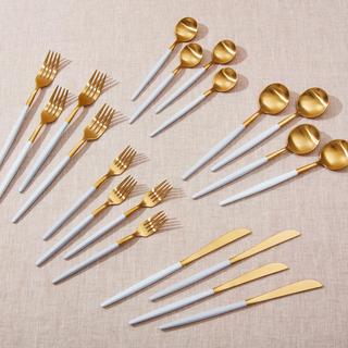 Resin Handle 20-Piece Flatware Set, Service for 4