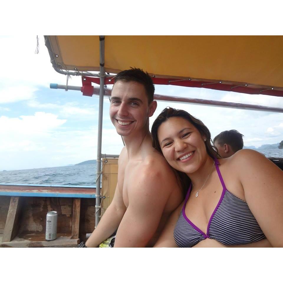 A couple of young kids halfway across the world. Thailand 2014
