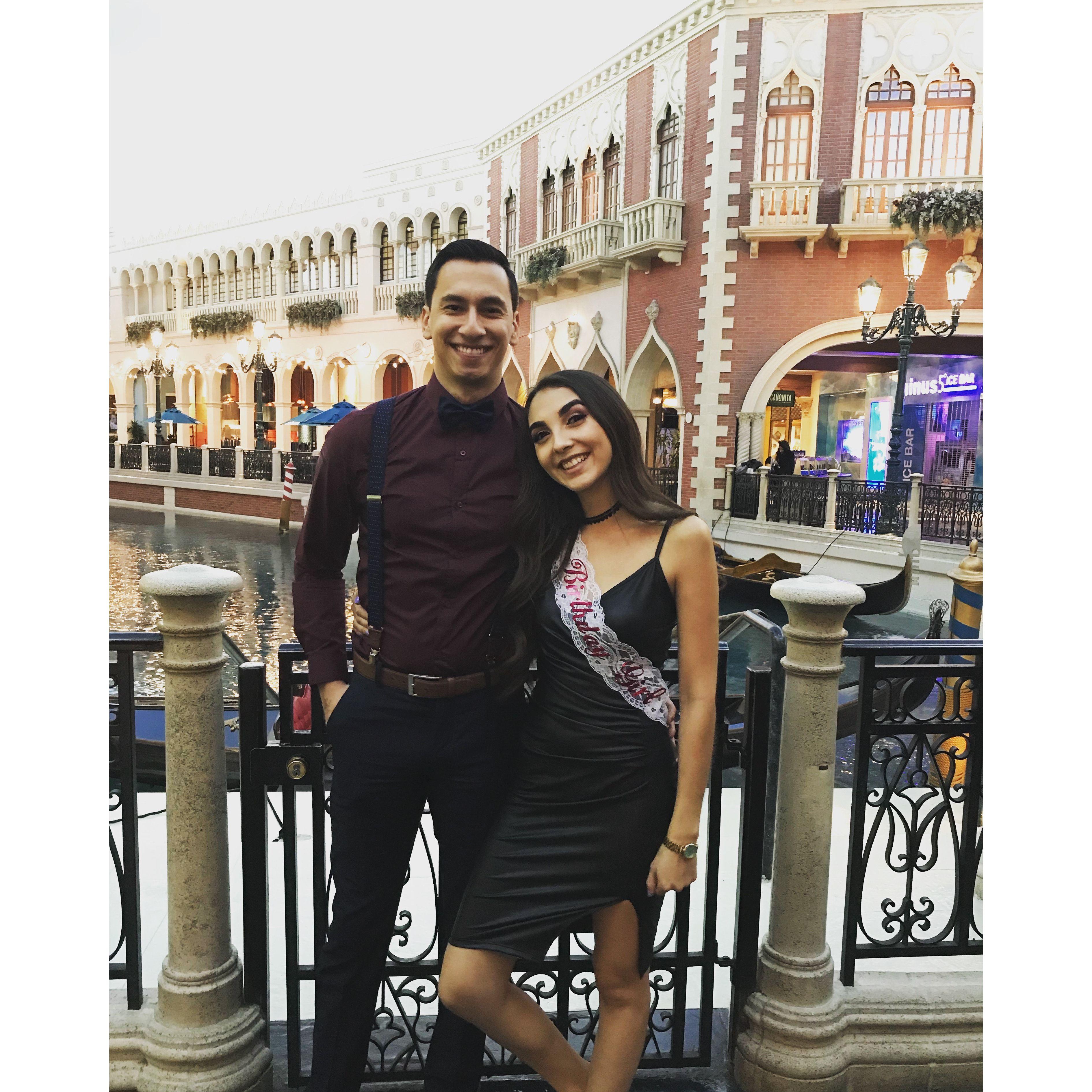 Celebrating our Birthdays together in Vegas! 2018