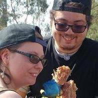 The first picture Stoney's family took of us at the Renaissance fair.