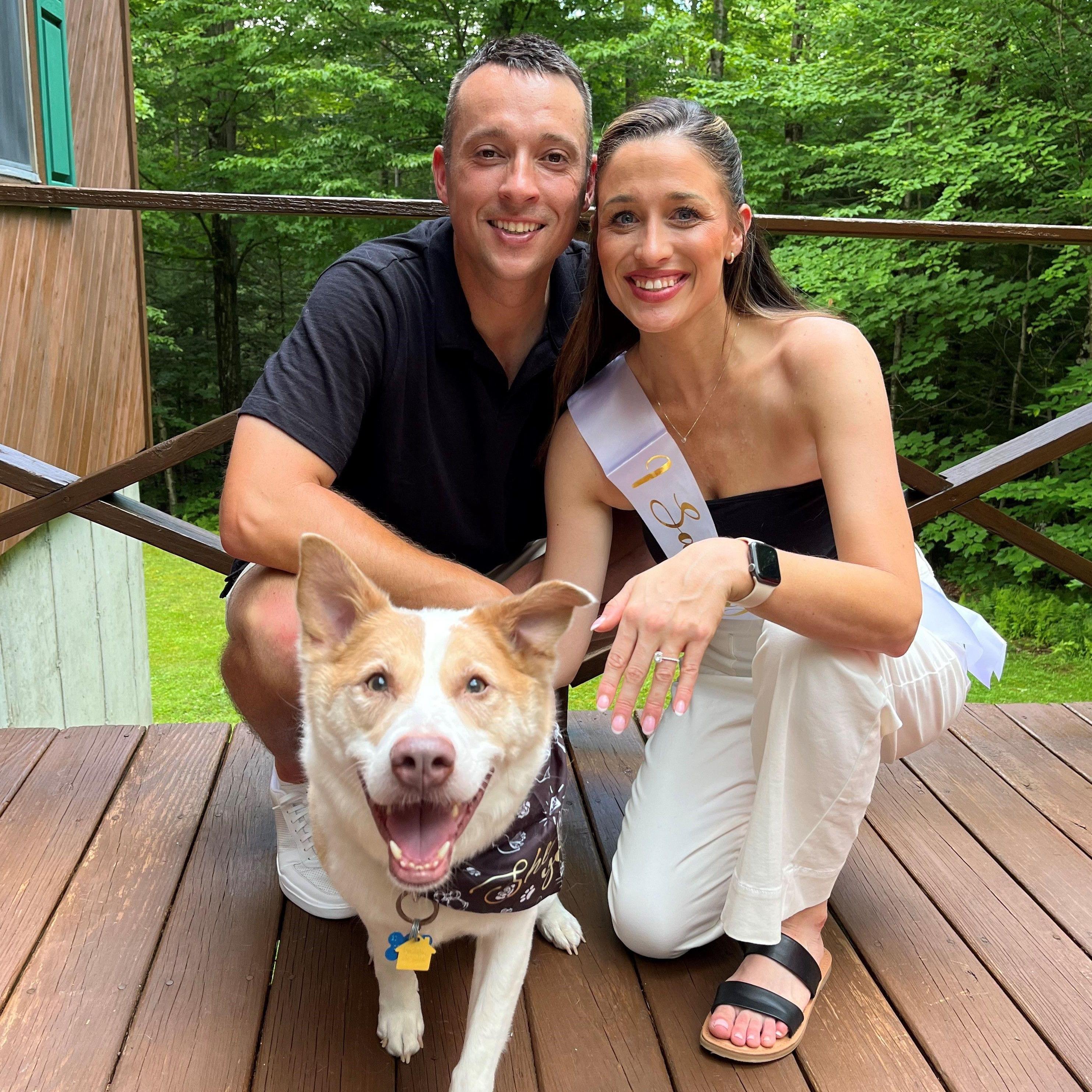 Junebug is so excited her favorite people are getting married!!