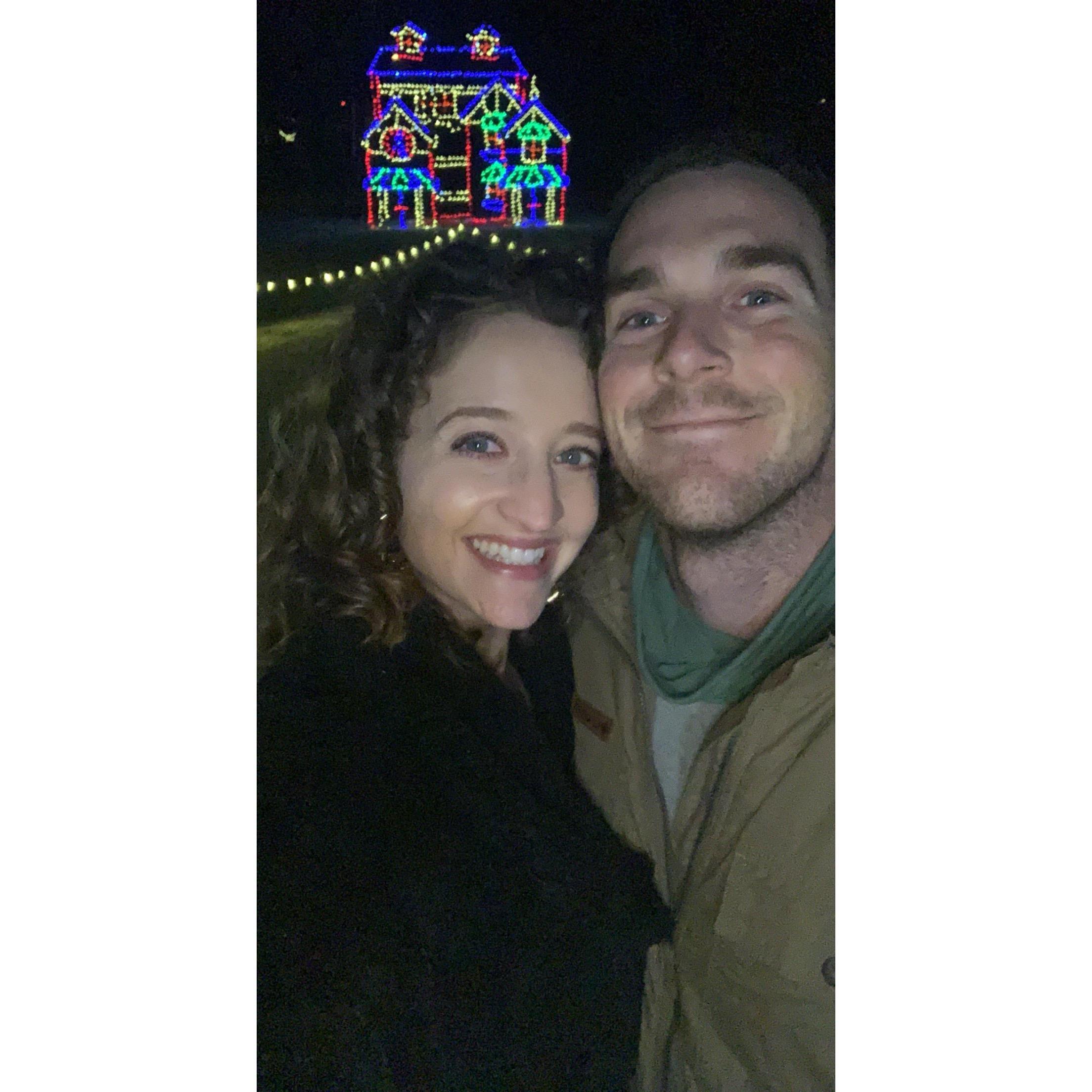 The lights at Hopelands