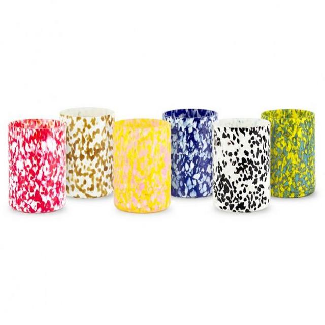COLOR MIX TUMBLERS SET OF 6