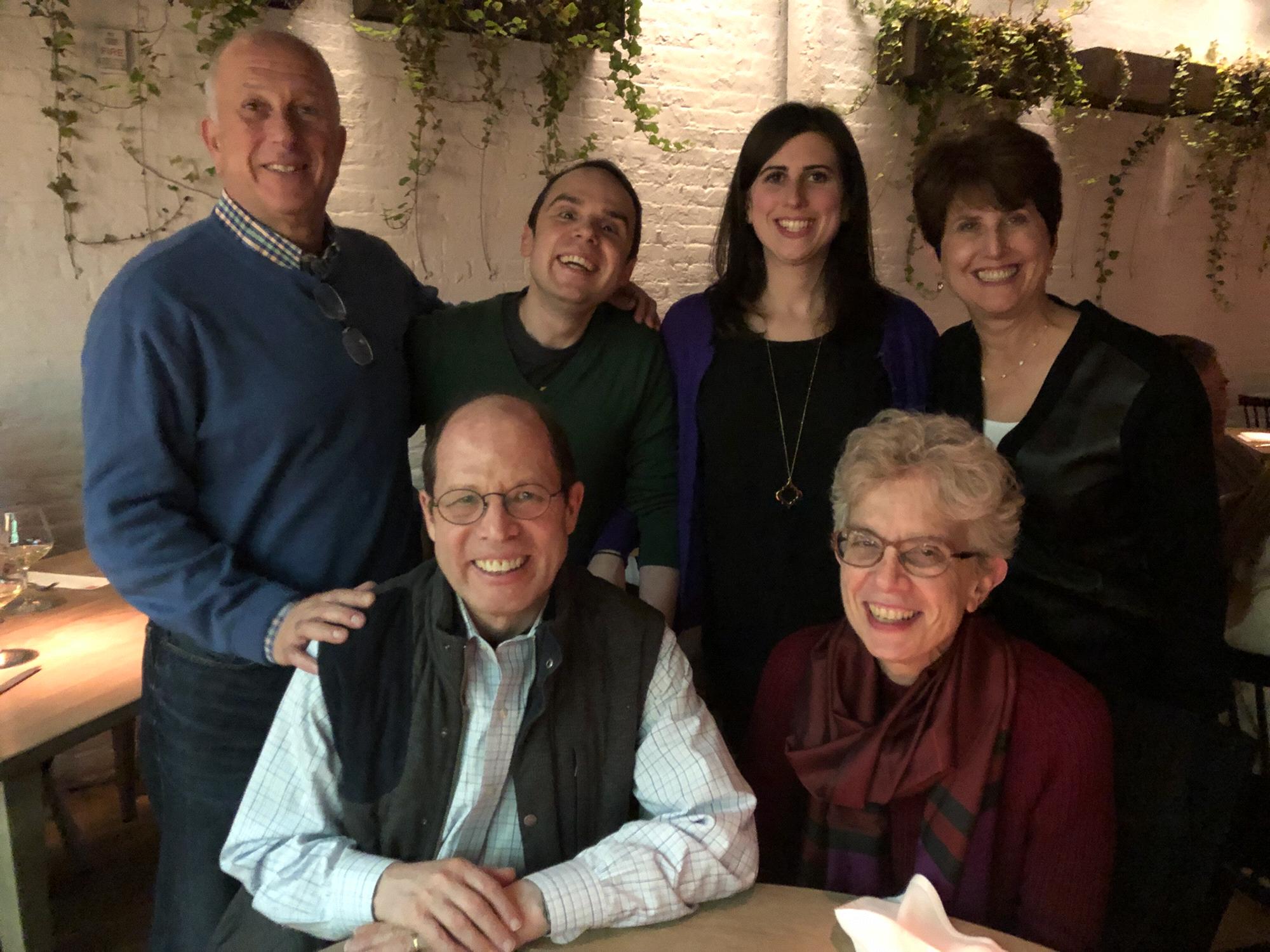 Mel and Isaac with their parents (Fran & Ken Fox and Debby Raskin & Michael Young)
NYC, Jan 2018