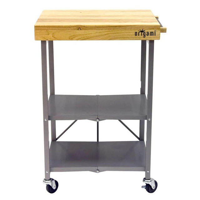 Origami SMBT-02 Foldable Kitchen Island Cart