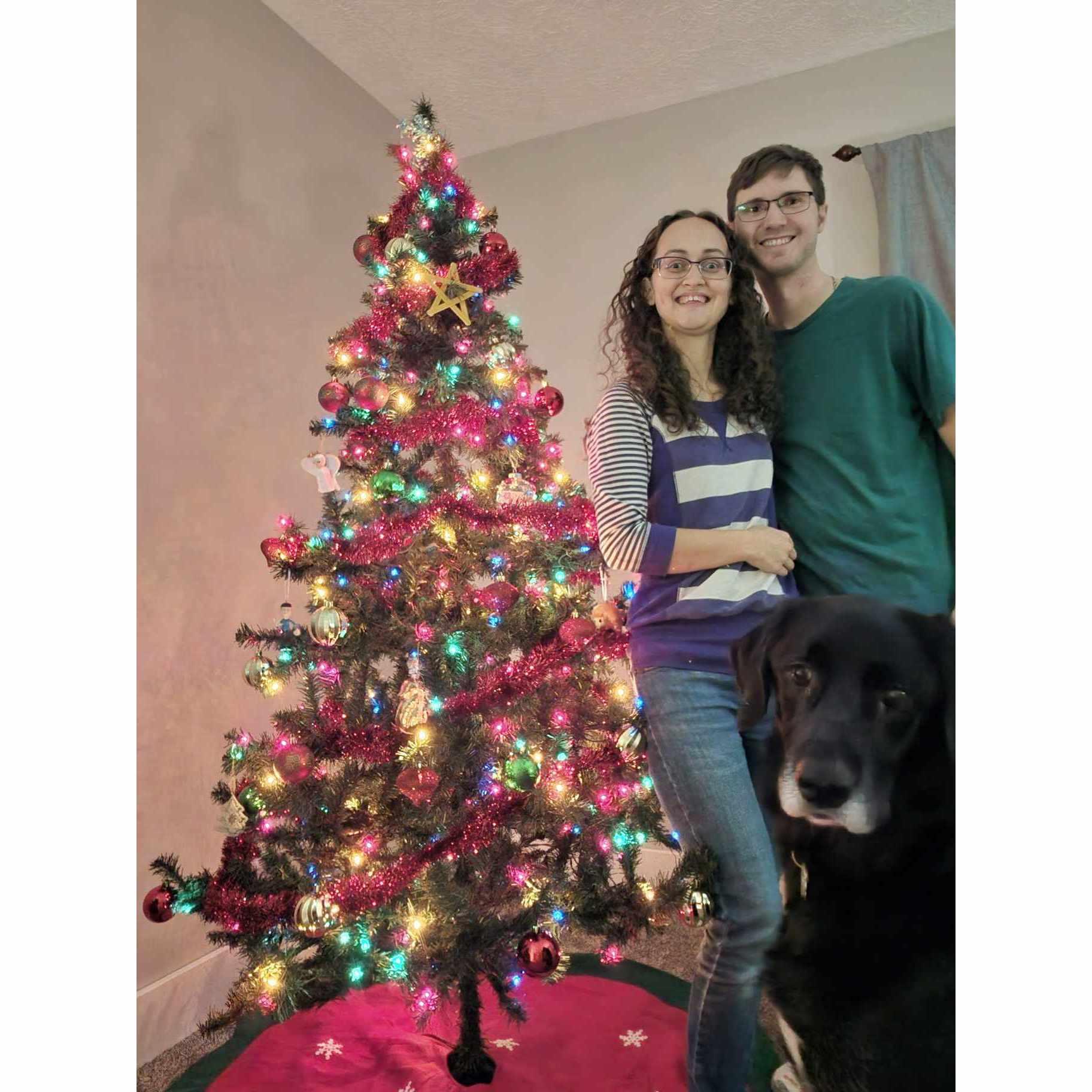 Celebrating our first Christmas together on the same continent.