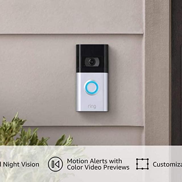 All-new Ring Video Doorbell 4 – improved 4-second color video previews plus easy installation, and enhanced wifi – 2021 release