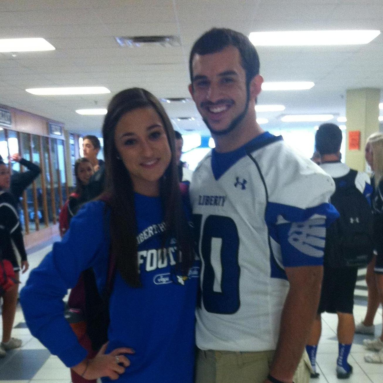 the 1st photo of us as a couple, thanks to LHS and an iPhone 4 :)