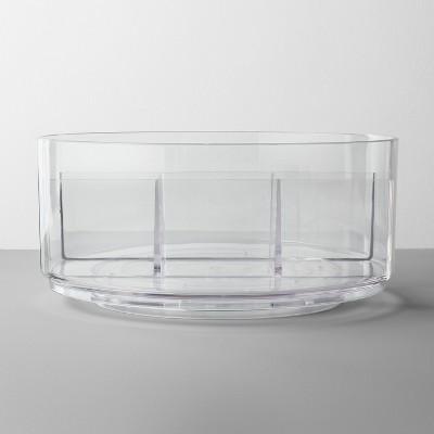 Bathroom Plastic Spinning Turntable Beauty Organizer Clear - Made By Design™