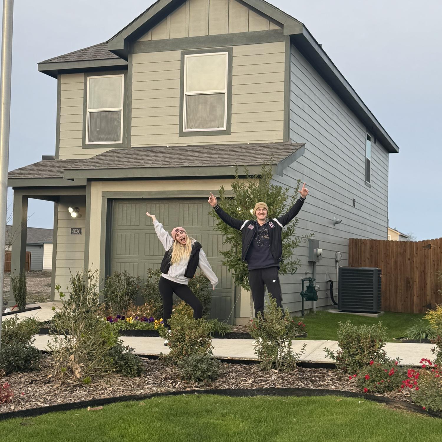 The day Will and I decided to take the step and purchase our first home at 21—best day ever!