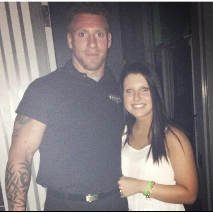 This is the night that we met in 2014. I spotted Eddie from across the room and asked for a picture with him. The caption said, "My future husband!" Love at first sight.