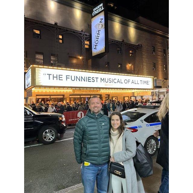 Charlie's first Broadway show.