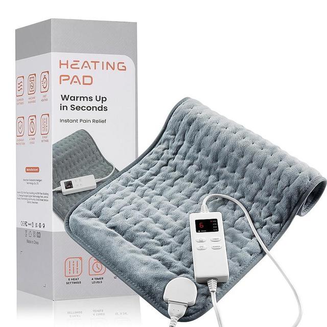 Heating Pad for Back Pain Relief & Cramps, Cimoby Heating Pads with Auto Shut Off Large, 6 Heat Settings Electric Heated Pad, Gifts for Women, Gifts for Men, 12" x 24"