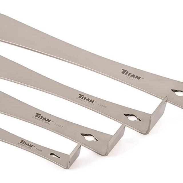 Titan 17009 4-Piece Stainless Steel Pry Bar Scraper Set