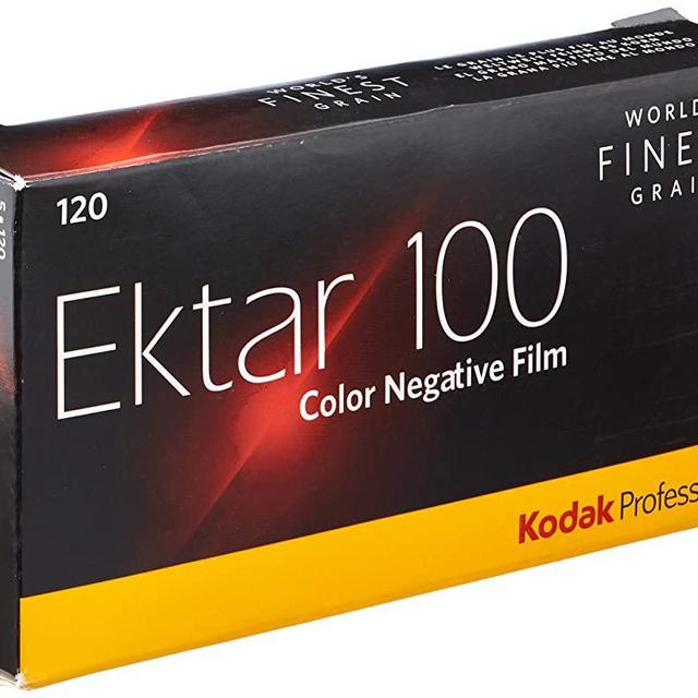 Kodak Professional Ektar Color Negative Film ISO 100, 120 Size, Propack of 5, *USA*