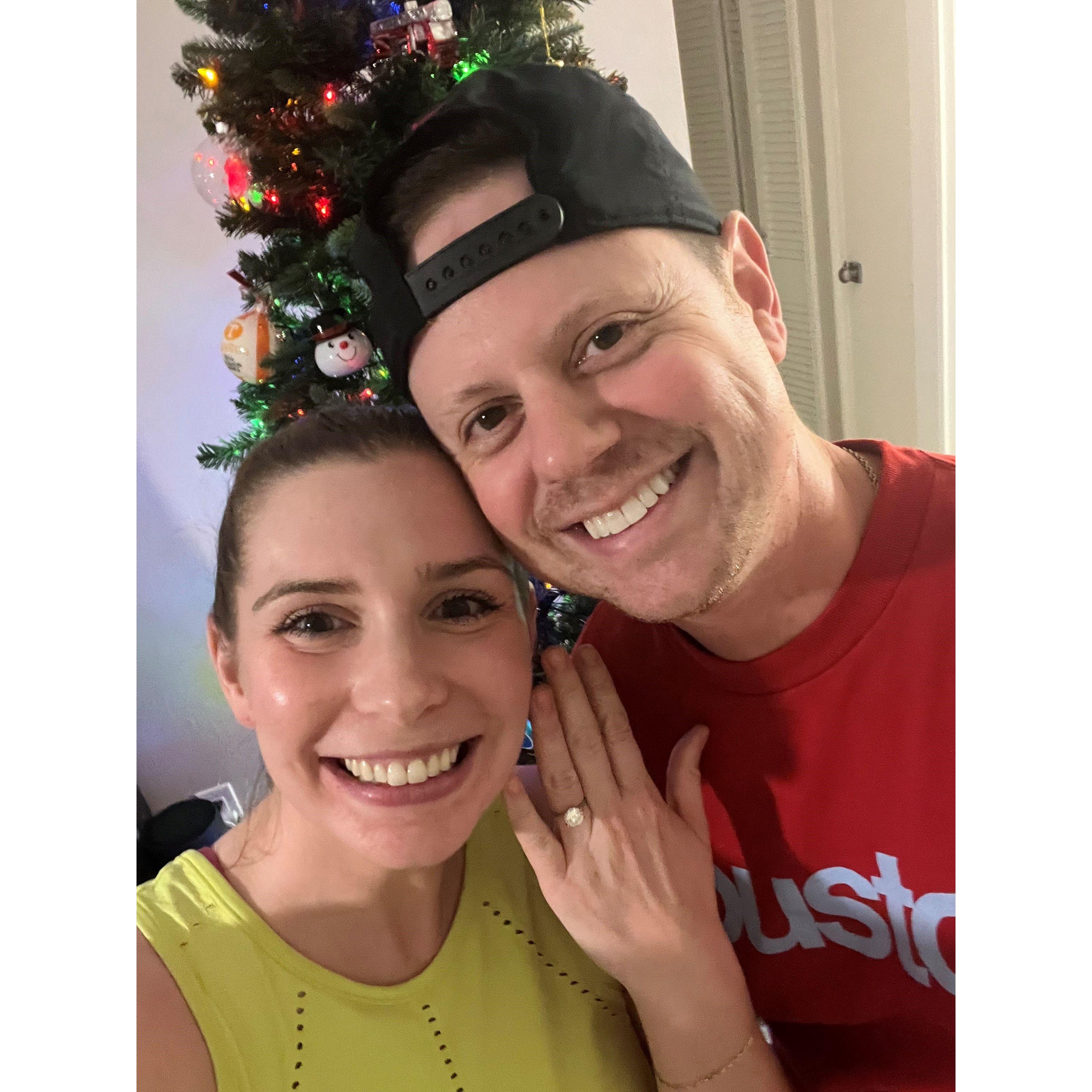 The nigth we got engaged!