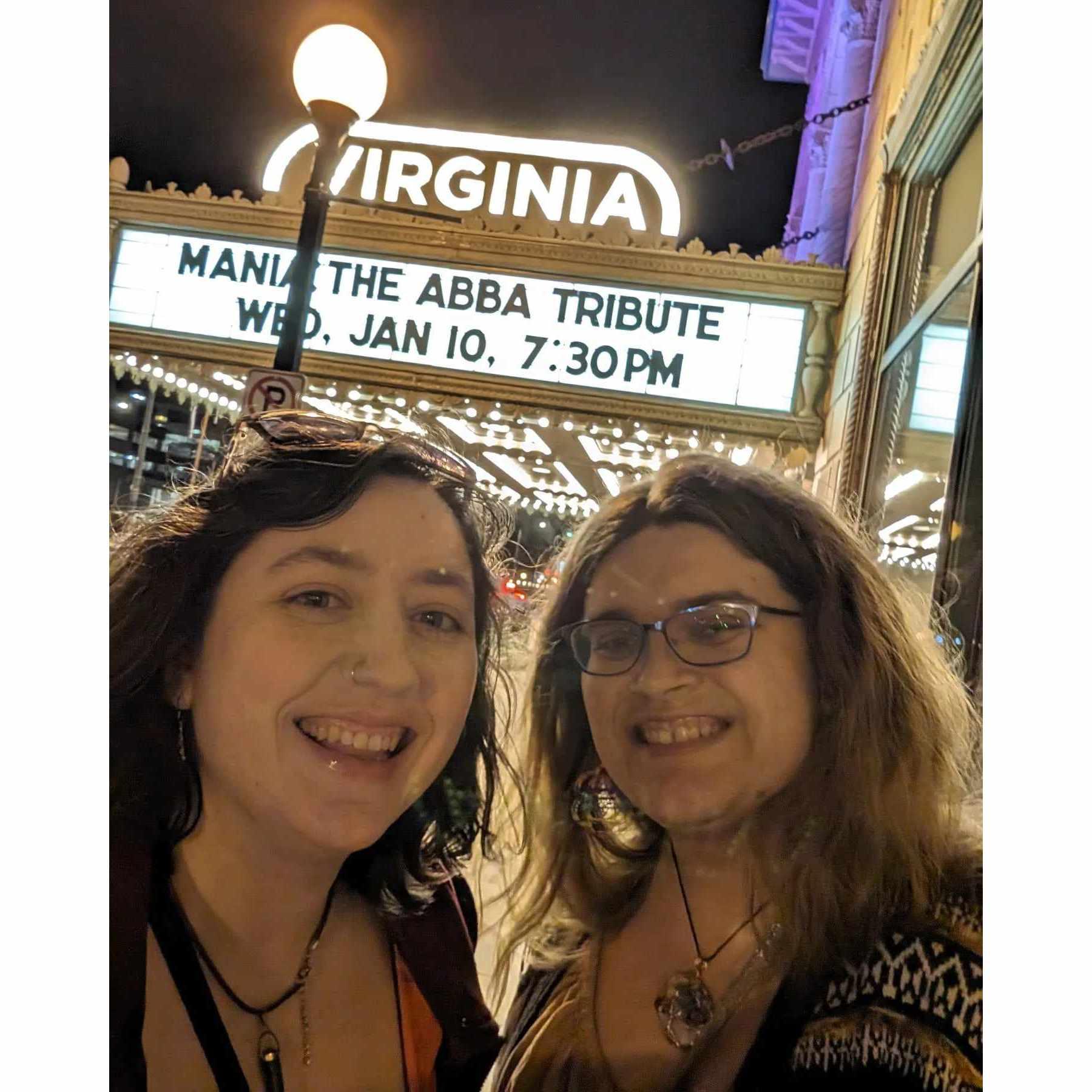 January 2024 we saw and ABBA Tribute band and it was a blast!