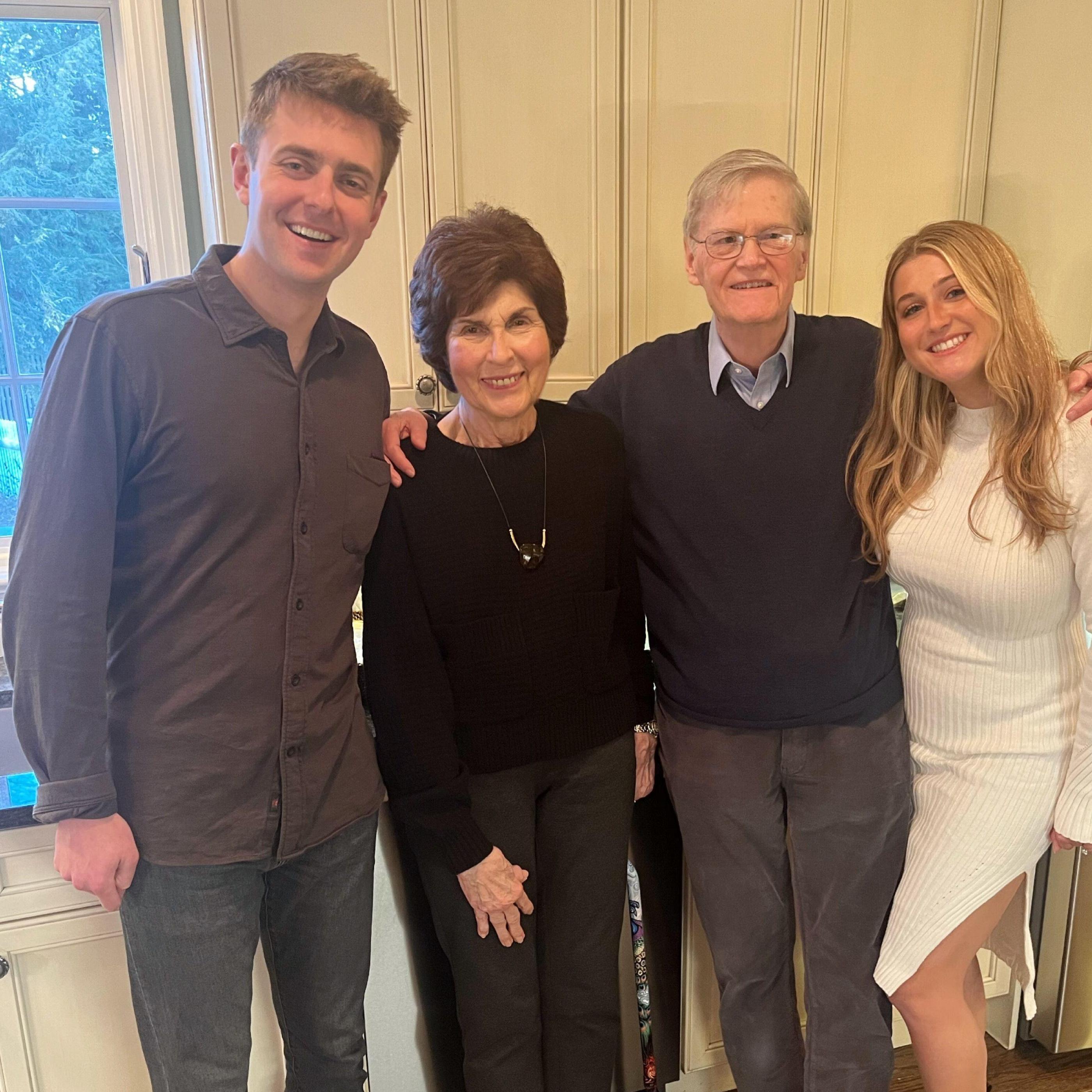 Celebrating with Emma's Grandparents