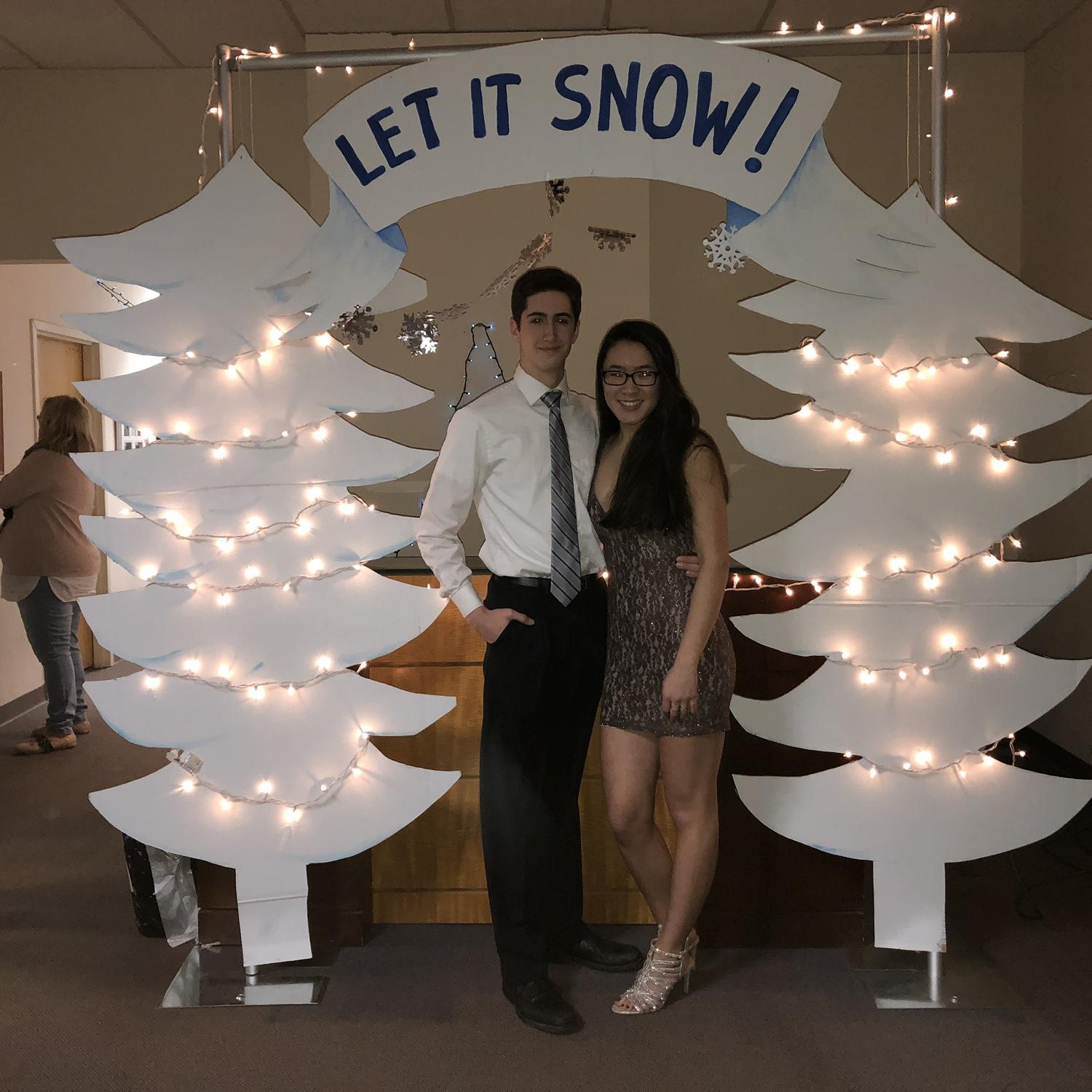 Our first high school dance together