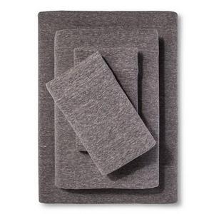 Jersey Sheet Set - (Full) Heather Gray - Room Essentials™