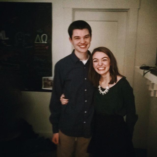 December 2014 / Our first Daily Orange party as a couple