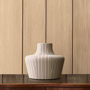 Emma Chamberlain Fabric-Wrapped Vase - 8"H