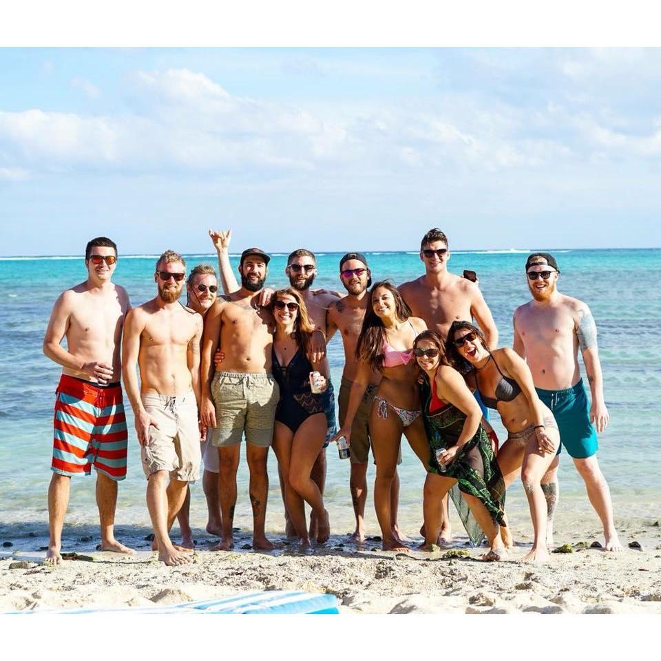 With the crew in the Riviera Maya, Mexico!