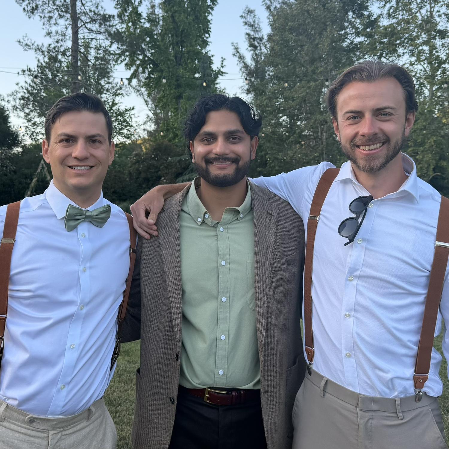 A fun wedding weekend celebrating best man Cam, captured with groomsmen Ethan and Desh