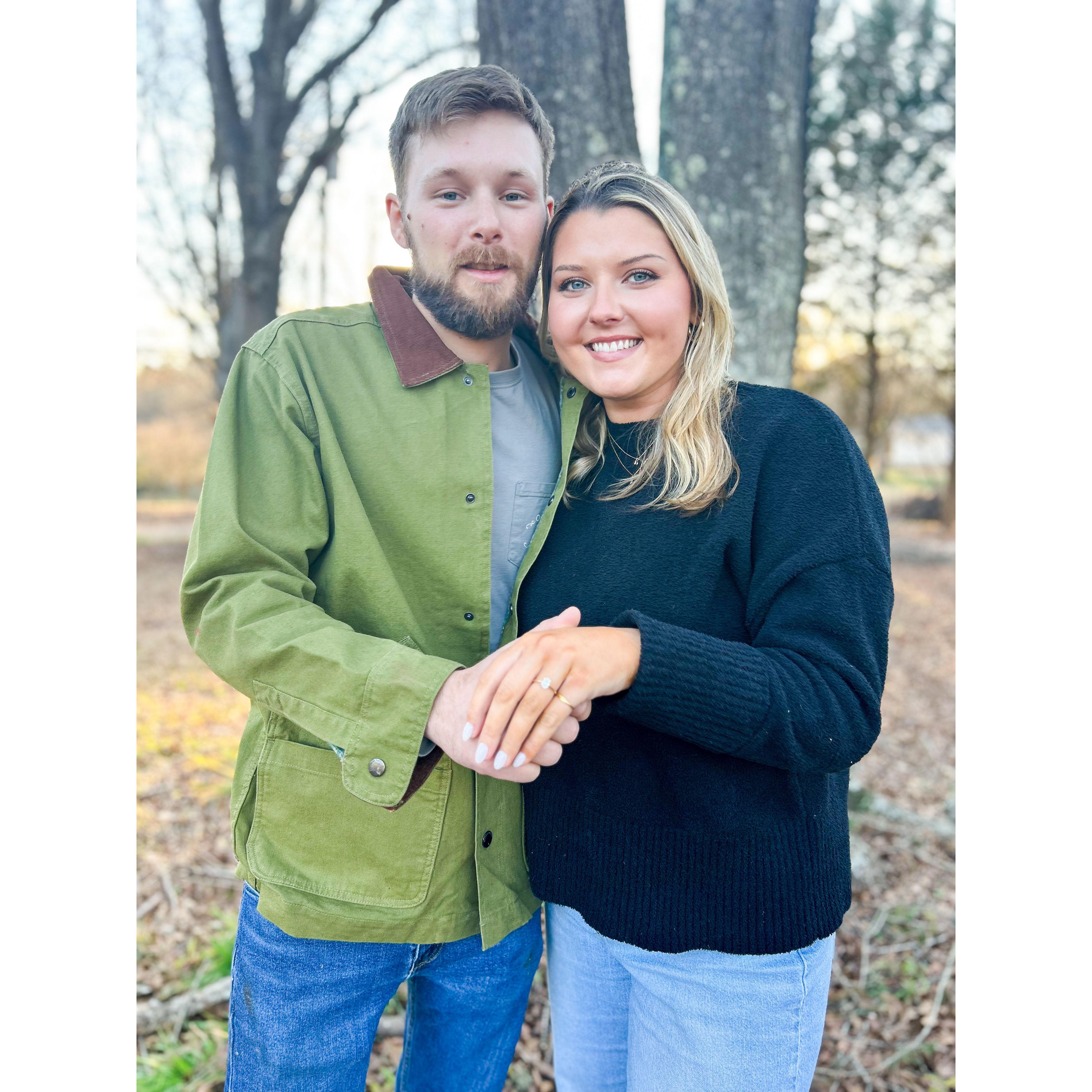 The day Gregory popped the question!